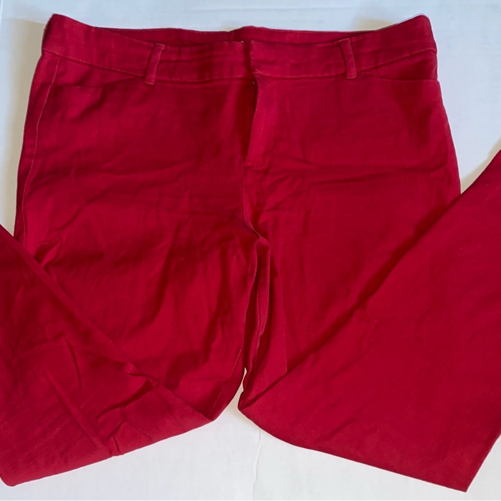 Old Navy Bright Red Pixie Pants